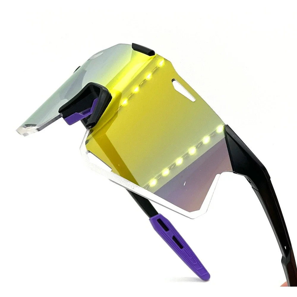 Sport Sunglasses Mirrored Lens Cycling Running Glasses Street Beach Wear Fishing